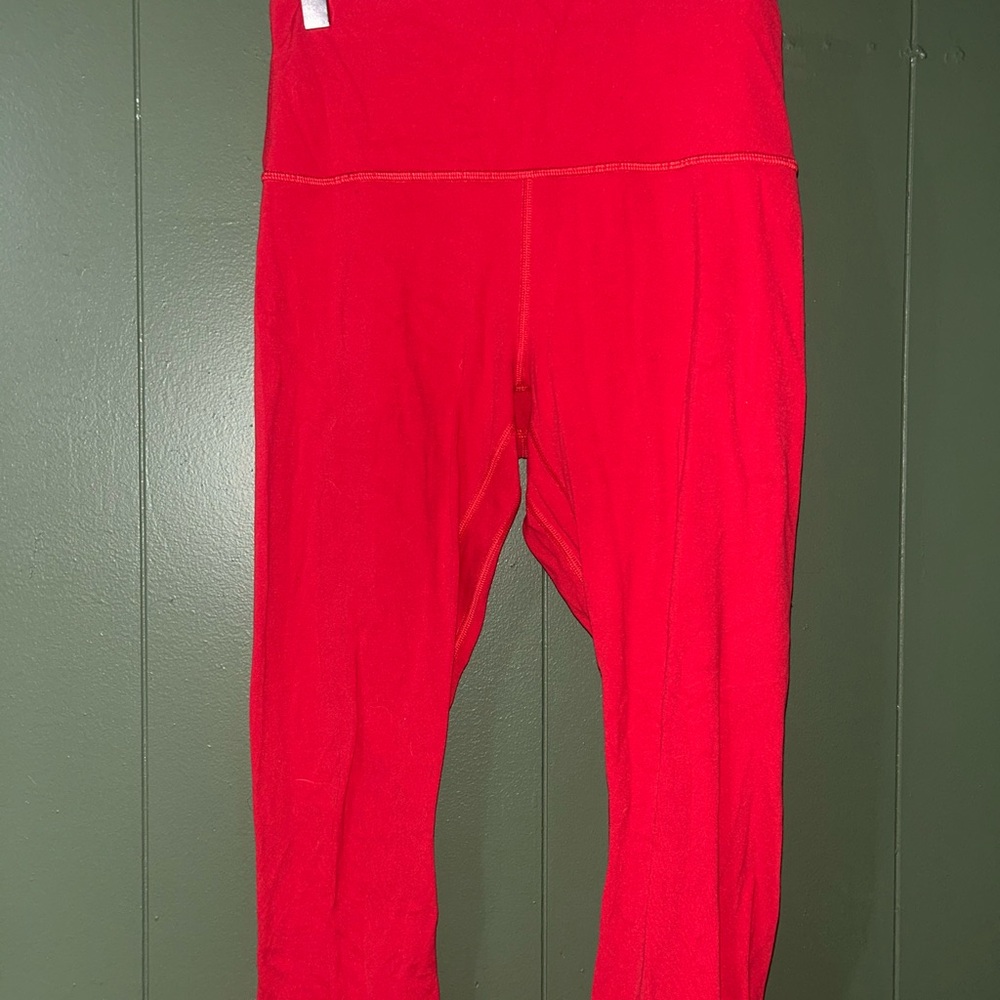 Lululemon Red Leggings